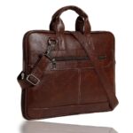 Embrace Elegance and Functionality The Trendy Synthetic Leather Briefcase – Your Best Laptop Messenger Bag Satchel for Men