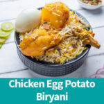 Rs-90/- Chicken Egg Potato Biryani Milis Kitchen Kestopur kolkata 700102