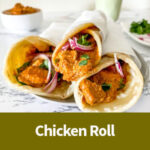 Rs-50/- Chicken Roll Milis Kitchen Kestopur kolkata 700102