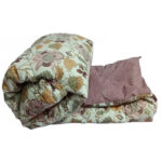 Printed Single Bed Double Size Comforter Purple Flower Dohar