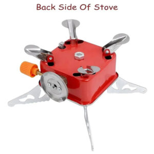 1 Mini Pocket Stainless Steel Gas Stove Ultra Light Folding Furnace Outdoor - Image 2