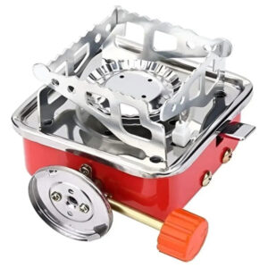 1 Mini Pocket Stainless Steel Gas Stove Ultra Light Folding Furnace Outdoor - Image 5