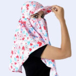 Love Scarfs For Women And Girls With Cap New Style Rayon Cotton Winter, Summer And Rain Looking Pretty Beautiful
